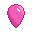 Pink Birthday Balloon