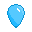 Blue Birthday Balloon